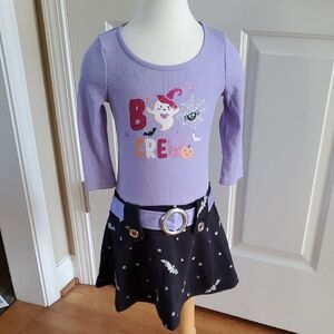 Girls Lilt "Boo Crew" Drop Waist Halloween Dress Size XS Sm Med Large Ghost NWT